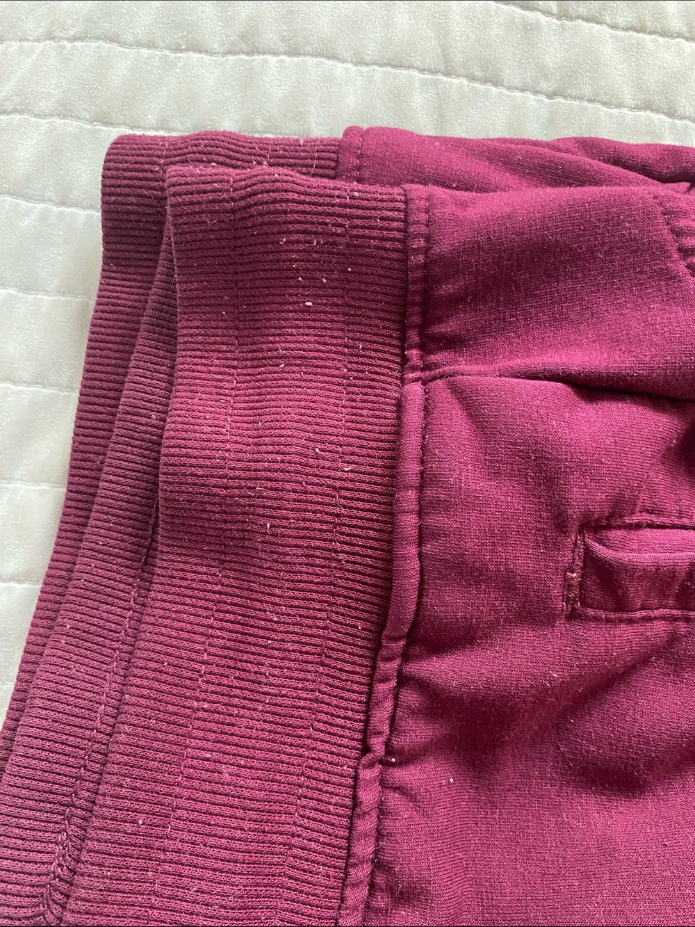 Drawstring Jogger/Sweatpants Bundle - Burgundy, Gray & Light Blue - Picture 10 of 10